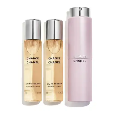 Chance Eau De Toilette Twist And Spray Ricaricabile 3 X 20 Ml