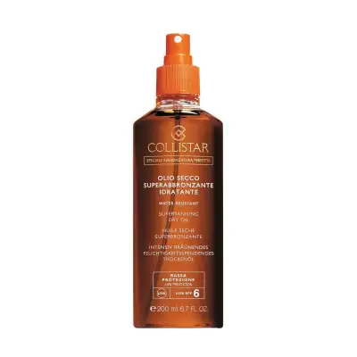 Olio Secco Superabbronzante Idratante Spf 6  200 Ml