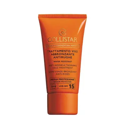 Trattamento Viso Abbronzante Antirughe Spf15  50 Ml