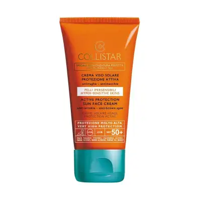 Crema Viso Solare Protezione Attiva Spf 50+  50 Ml