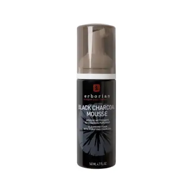 Black Charcoal Mousse - Schiuma Detergente Al Carbone