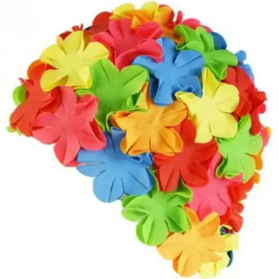 Cuffia Da Bagno Petalo In Lattice Multicolor