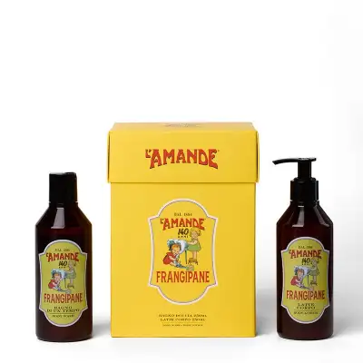Gift Box 140 Anni - Frangipane: Bagno Di Un Tempo 250ml + Latte Corpo 250ml