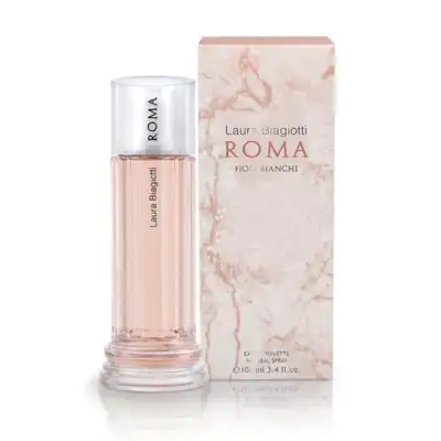 Laura Biagiotti Roma Fiori Bianchi Eau De Toilette 100 Ml