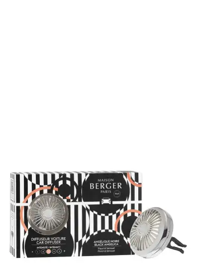Maison Berger – Diffusore Per Auto Illusion + Ricarica Angélique Noire