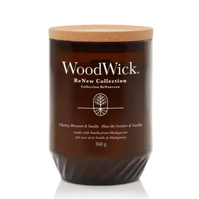 Woodwick Cherry Blossom & Vanilla Candela Grande 368 G