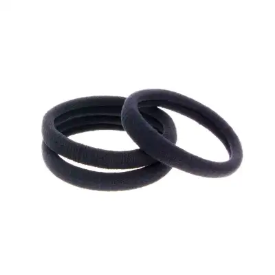 Flexy - Set 3 Elastici Neri Per Capelli