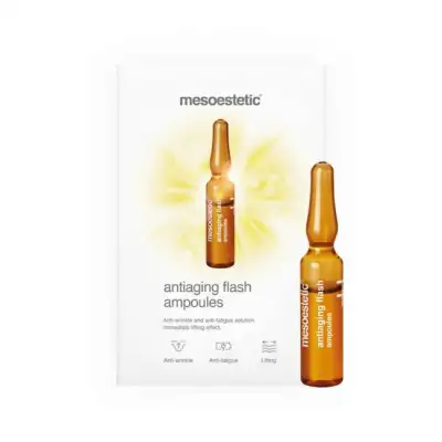 Antiaging Flash Ampoules Formula Antirughe E Defatigante Con Effetto Lifting Immediato. La Confezione Contiene 10 Fiale