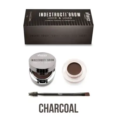 Indestructi’brow Lock & Load Eyebrow Pomade & Powder Duo - Charcoal