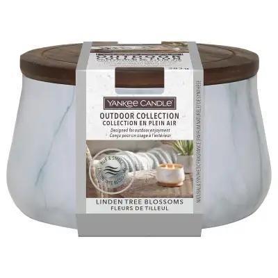 Yankee Candle Candele Da Esterno Linden Tree Blossoms 283g