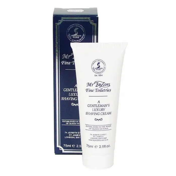 Taylor Of Old Bond Street St James Collection Luxury Shaving  Cream Tube 75 Ml