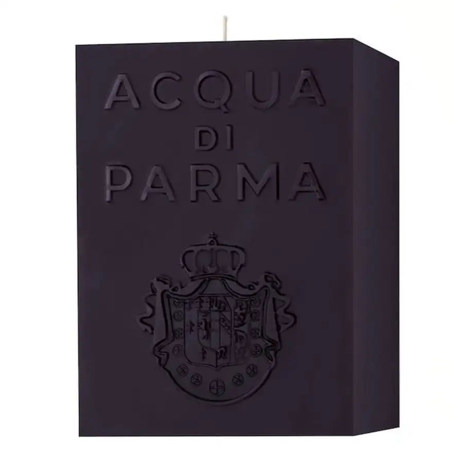 Amber Black Candle