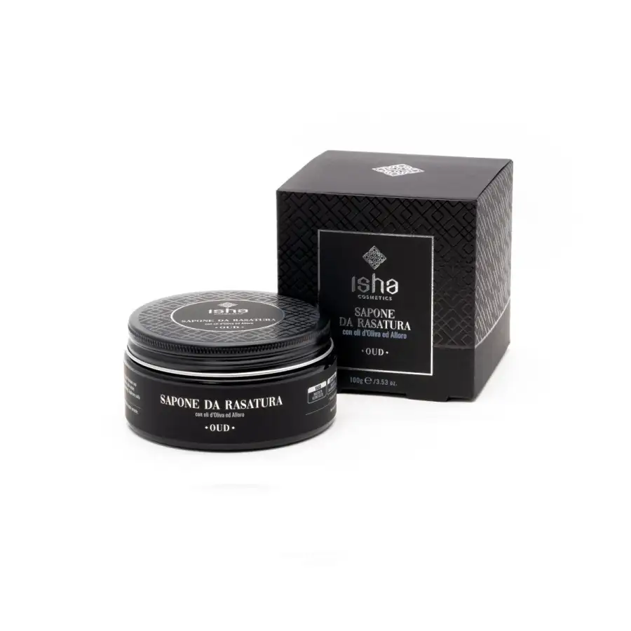 Sapone Da Rasatura Con Oli Di Oliva Ed Alloro | Profumo Oud