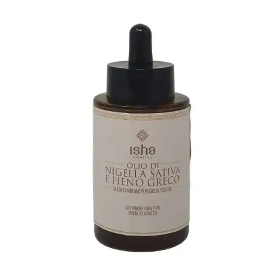 Isha - Olio Nigella Sativa E Fieno Greco Spremuta A Freddo 50 Ml.