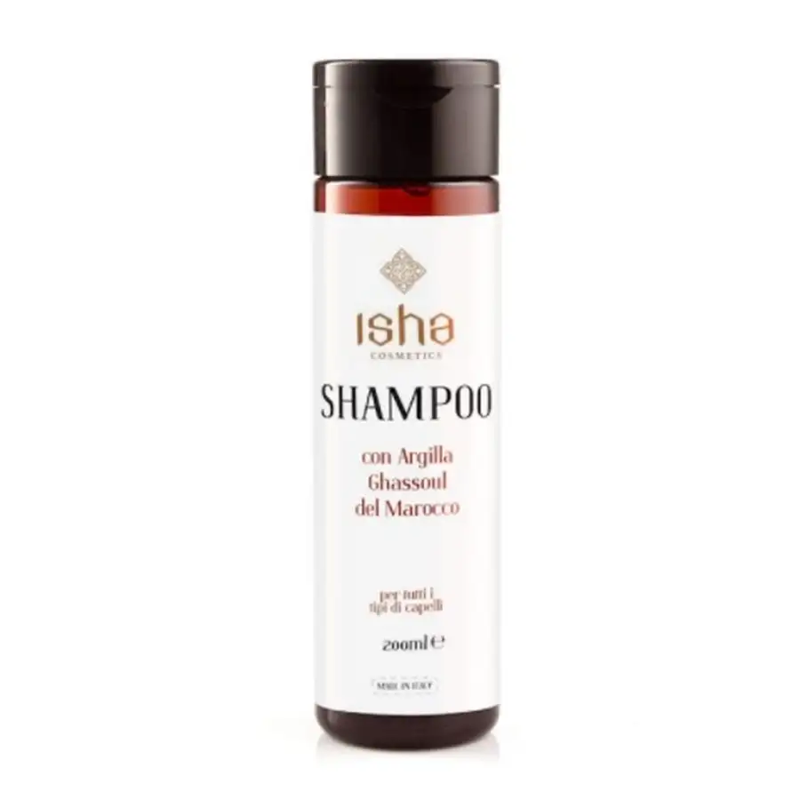 Isha - Shampoo Con Argilla Ghassoul Del Marocco 200 Ml.