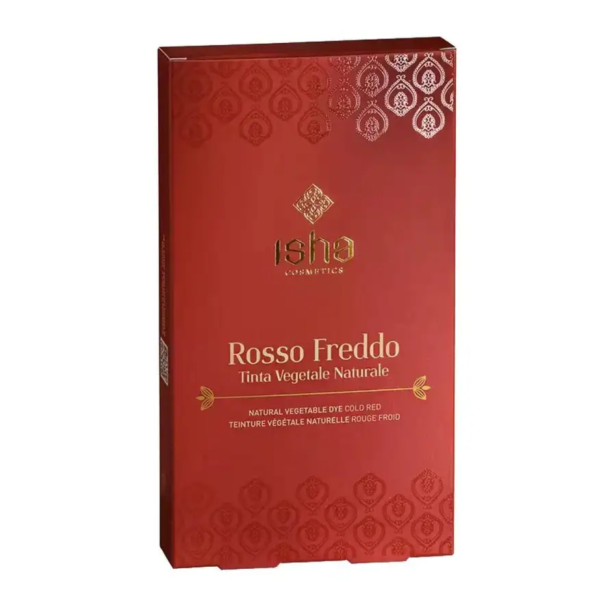 Isha - Rosso Freddo Tinta Vegetale Naturale 100 Gr.