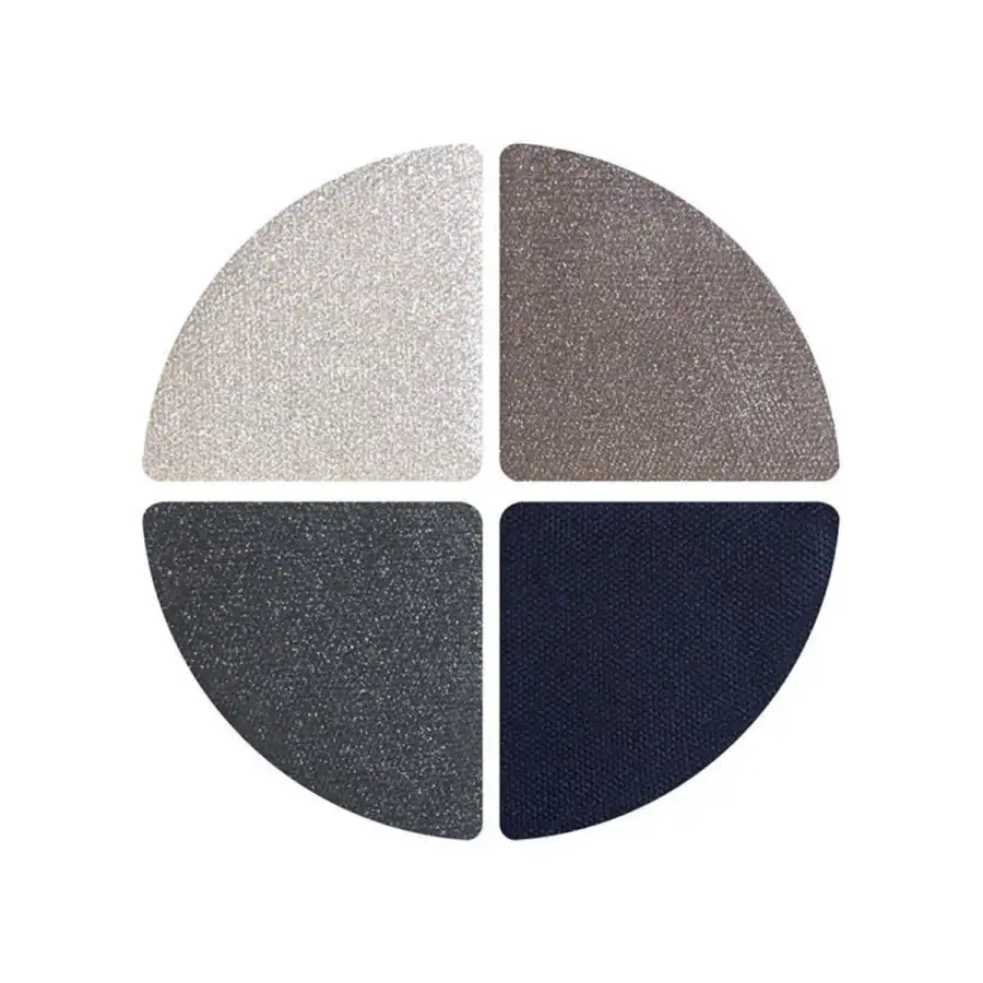 Nebu Milano Diamond Eyes Eyeshadow Palette Smoke Of Purity P403 Col Platinum