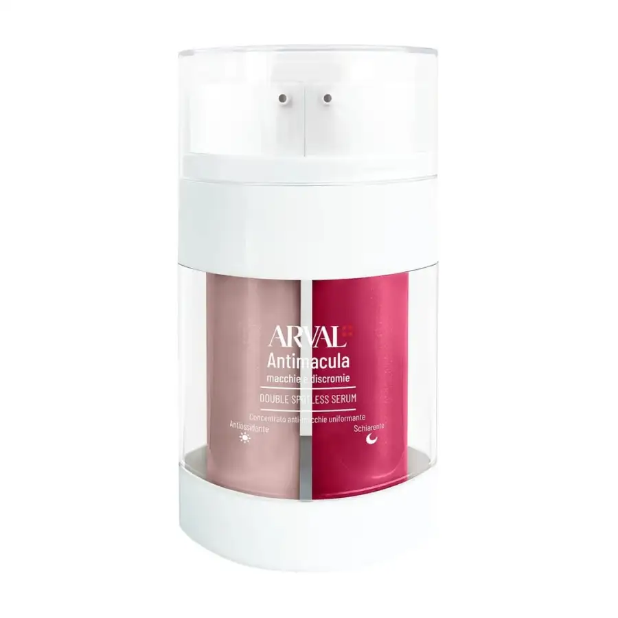 Arval Antimacula Double Spotless Serum Concentrato Anti-macchie Uniformante Antiossidante Giorno – Schiarente Notte 15ml