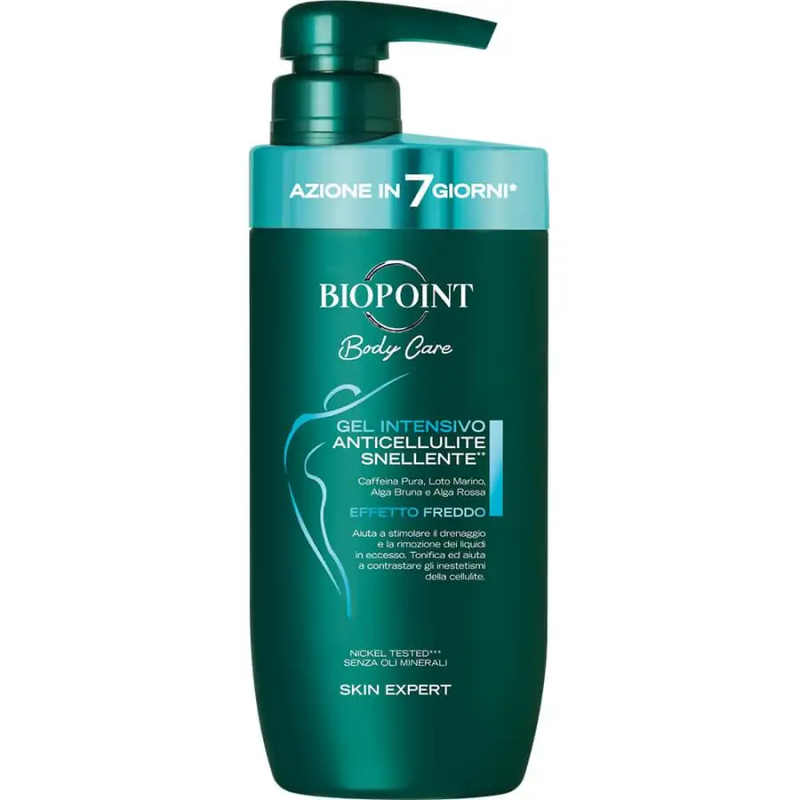 Biopoint Body Care Gel Intensivo Anticellulite Snellente Effetto Freddo 500 Ml