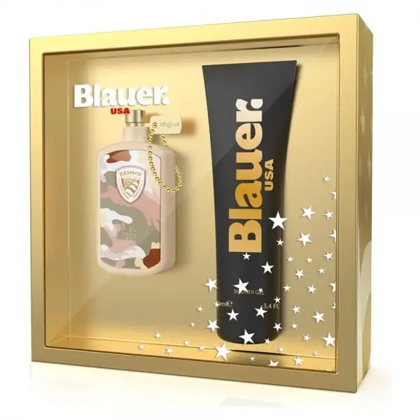 Blauer Camou Usa Confezione Regalo Donna Profumo Edt 50ml Gel Doccia 150ml