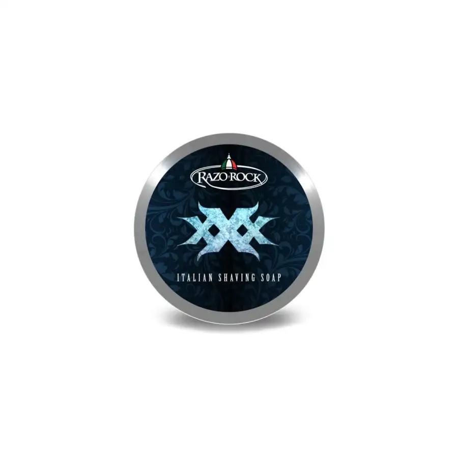 Razorock Sapone Da Barba 250 Ml Xxx Menthol In Vaso Di Vetro