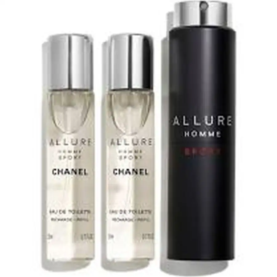 Allure Homme Sport Eau De Toilette Vaporizzatore  Ricaricabile 3 X 20 Ml