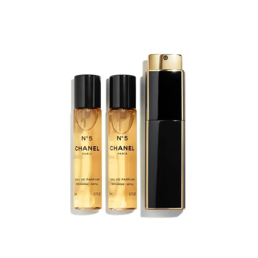 N°5 Eau De Parfum Vaporizzatore Da Borsetta Ricaricabile 3 X 20 Ml