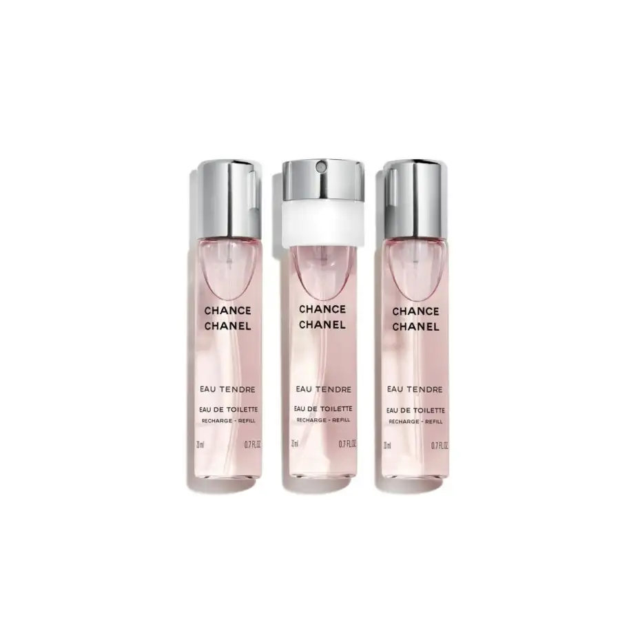 Chance Eau Tendre Eau De Toilette Twist And Spray Ricarica 3 X 20 Ml