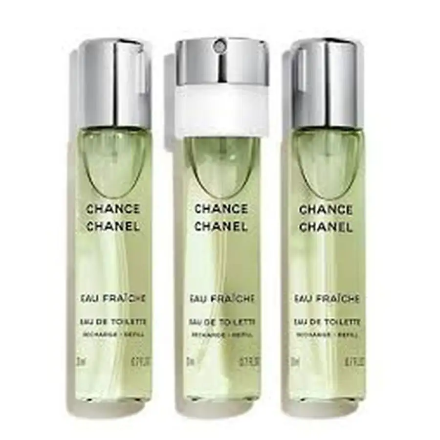 Chance Eau Fraiche Eau De Toilette Twist And Spray 3 X 20 Ml Ricarica