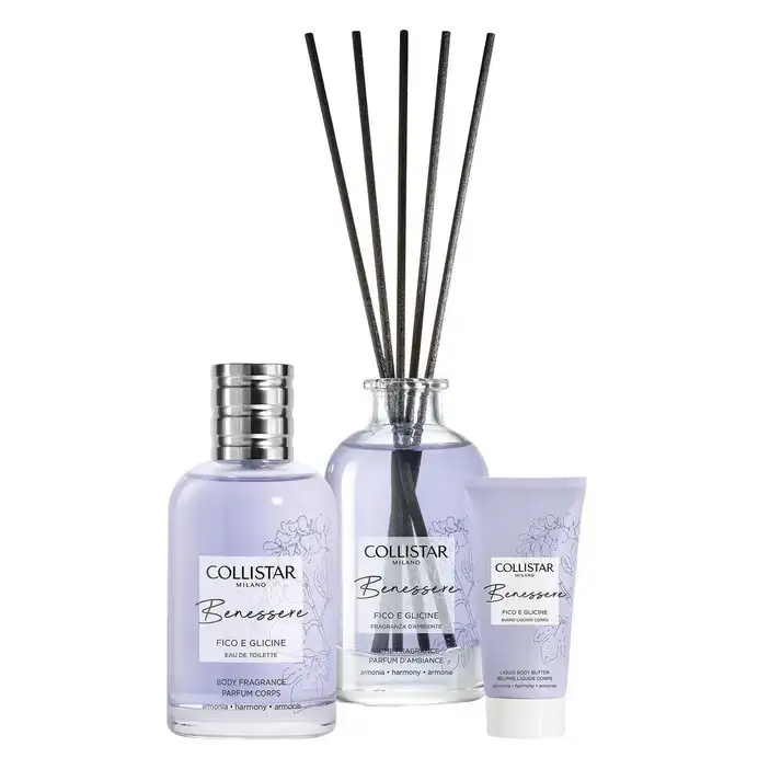 Collistar Cofanetto Benessere Fico E Glicine Eau De Toilette 100 Ml