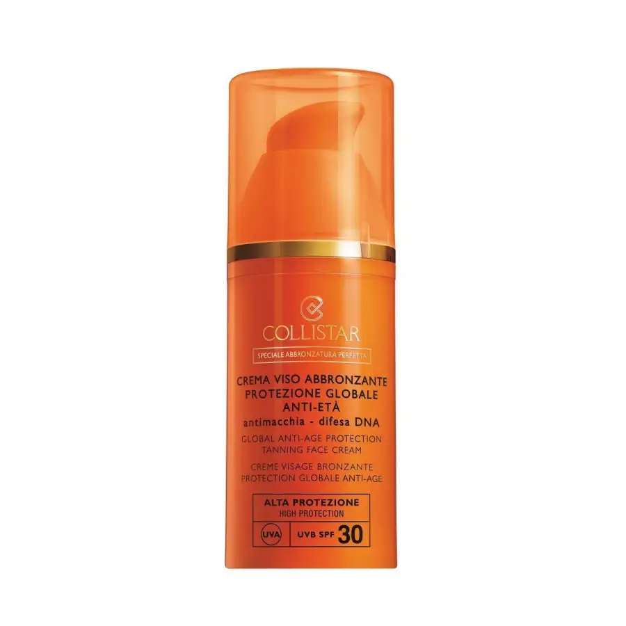Crema Viso Abbronzante Protezione Globale Anti-età Spf30  50 Ml