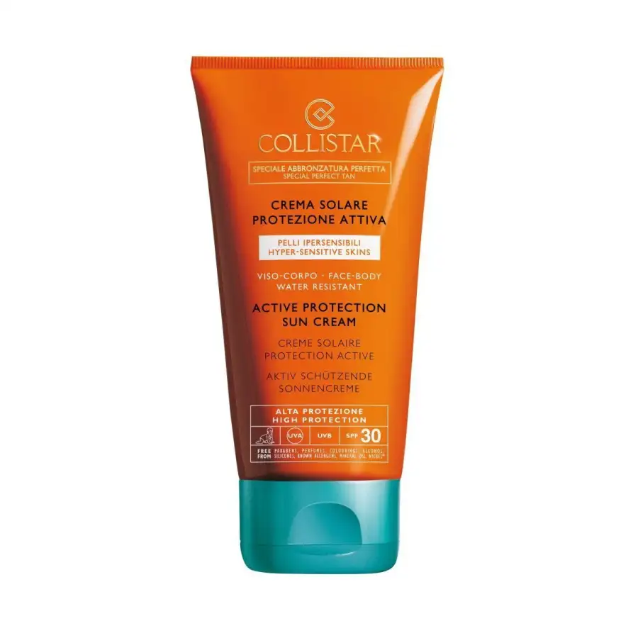 Crema Solare Protezione Attiva Pelli Sensibili Spf 30 150 Ml