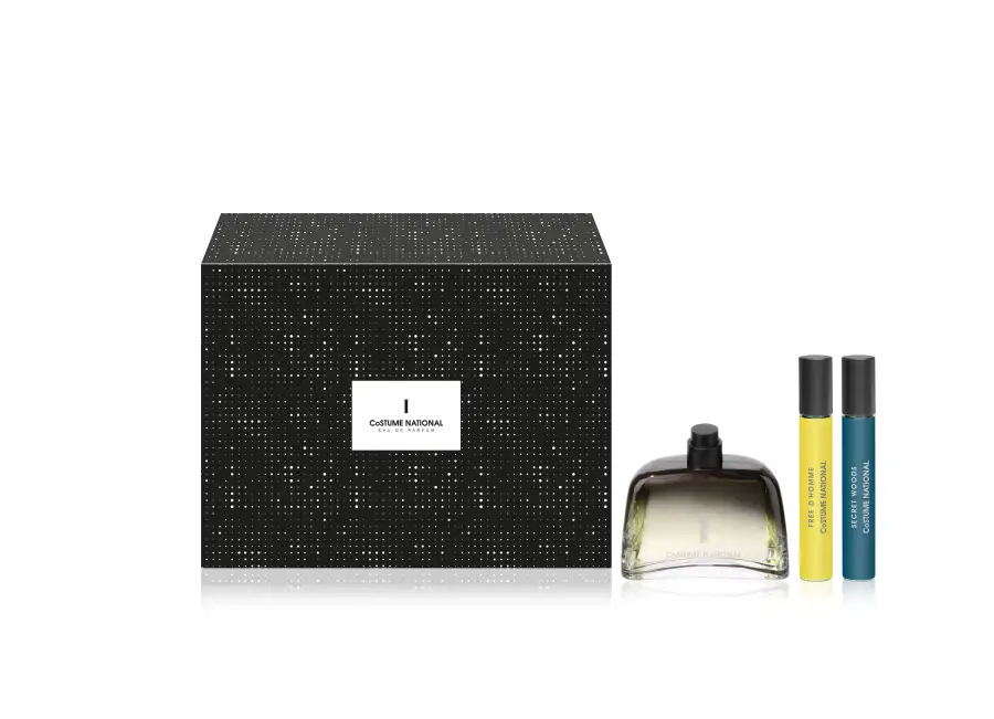Costume National I Edp 100ml, Free D’homme Edp 7,5 Ml, Secret Woods Edp 7,5 Ml