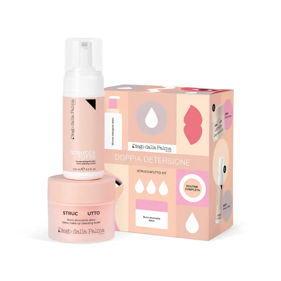 Diego Dalla Palma Kit Struccatutto: Burro Struccante Detox + Mousse Detergente Detox