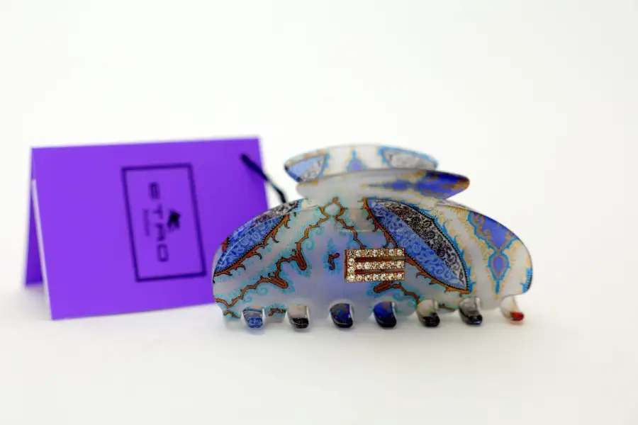 Etro Pinza Vetrificata Strass 3323/25/95