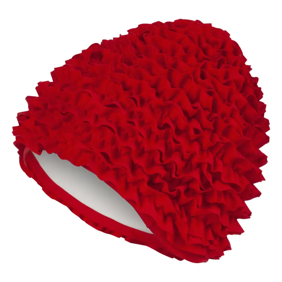 Fashy Cuffia Da Mare  Donna  Rosso Con Frange