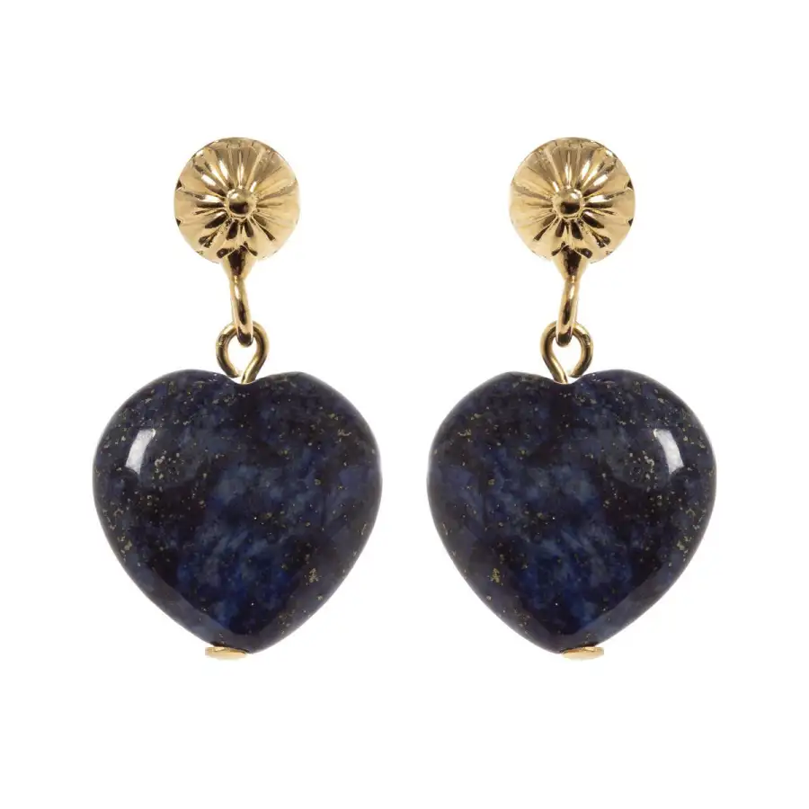 Orecchini Cupolina E Cuore Blu Secrets