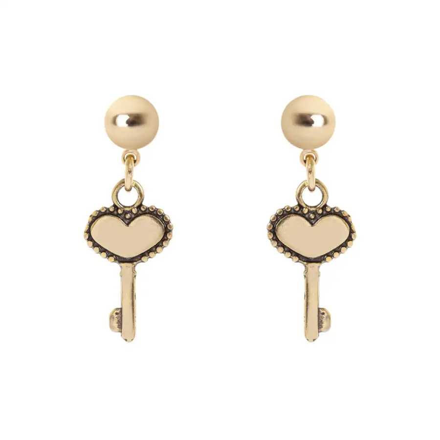 Orecchini Con Chiave A Cuore Secrets