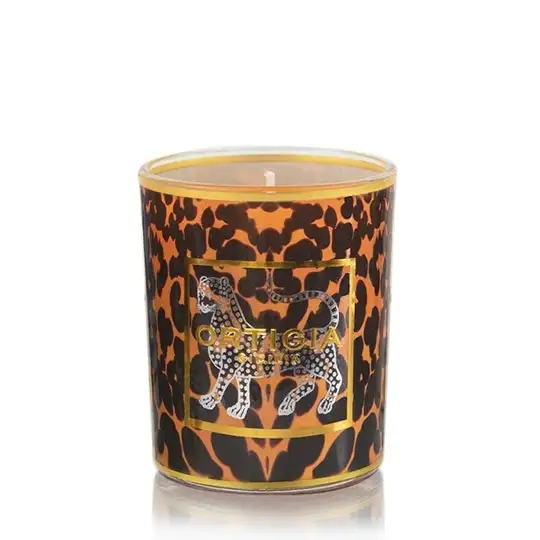 Ambra Nera Candela Decorata 150 G