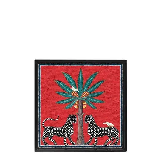 Vassoio Quadrato Rosso