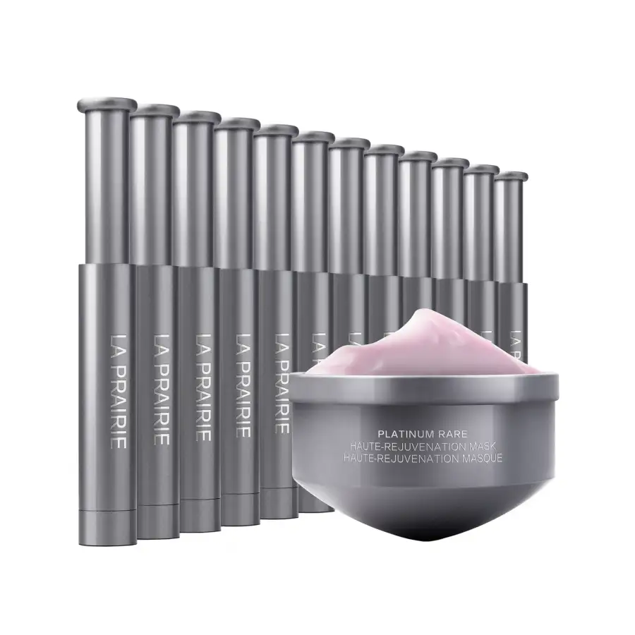 La Prairie Platinum Rare Haute-rejuvenation Mask 20 Ml & 12x 0,7 Ml   Ricarica