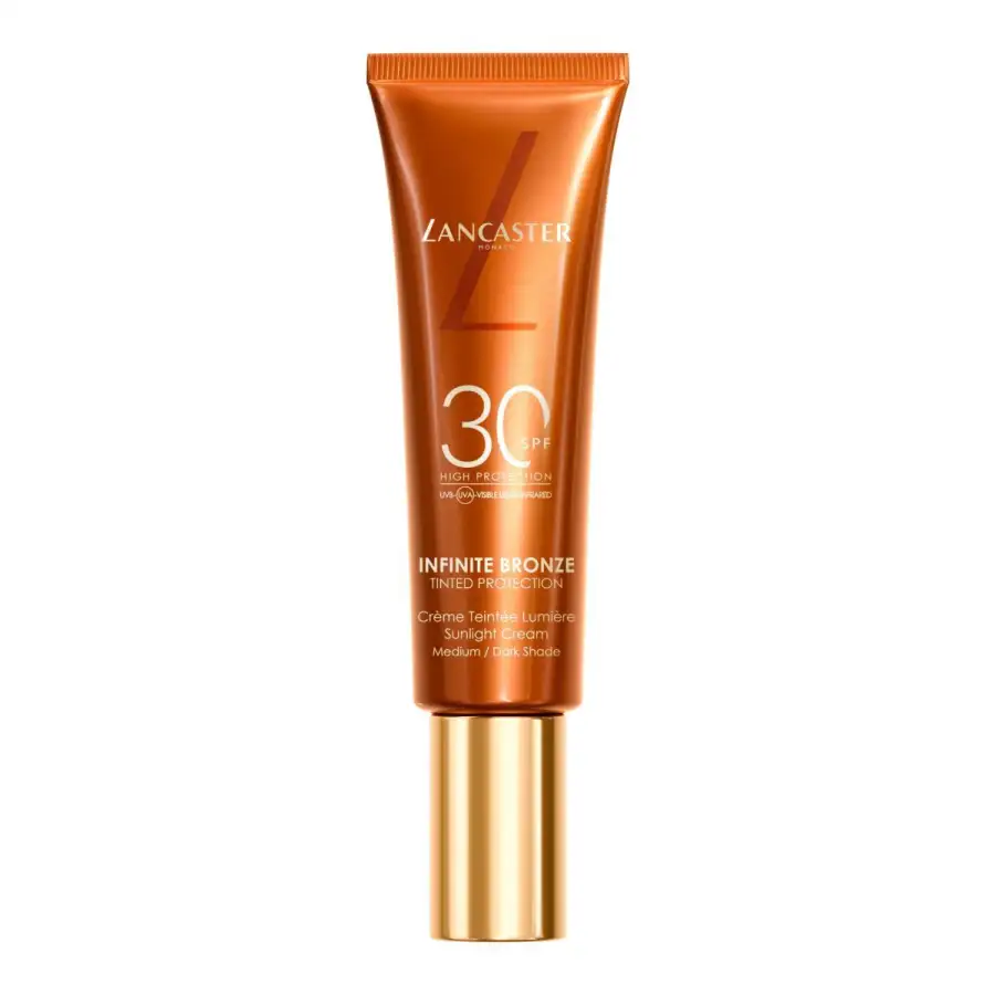 Lancaster Infinite Bronze Tinted Protection Sunlight Cream Spf30 Tonalità Medio/scura 50 Ml