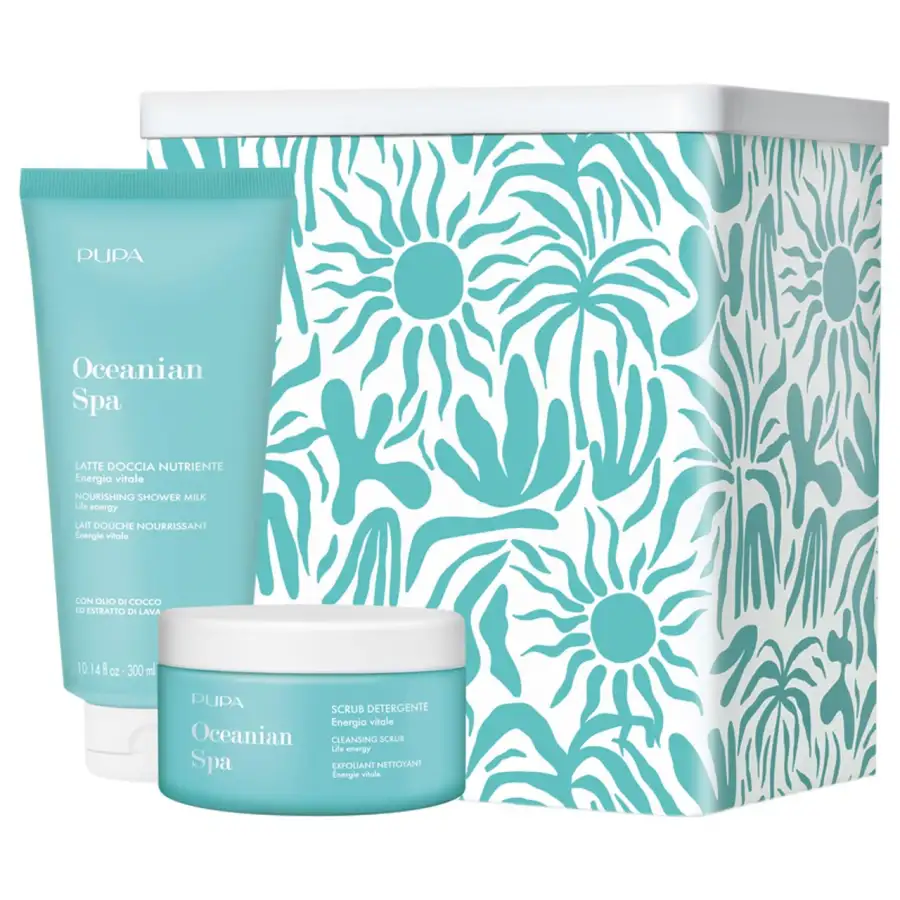 Pupa Oceanian Spa Kit 1 Con Scrub Detergente 250ml E Latte Doccia 300ml