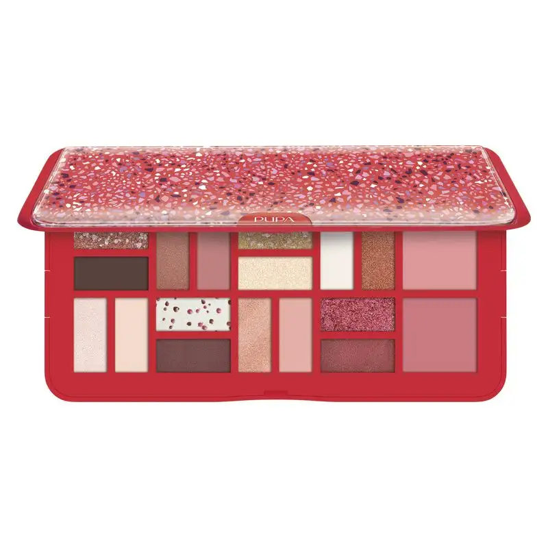 Pupa Palette L Stoneland - Red 004