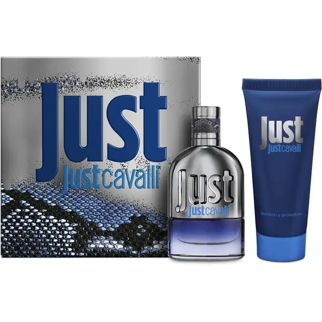 Roberto Cavalli Just Cavalli For Him Cofanetto; Edt 30 Ml + Shower Gel Tubo 100 Ml