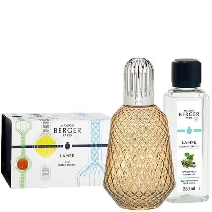 Maison Berger Paris Lampe Matali Crasset Chatain Cofanetto + Sève Éternelle 250m