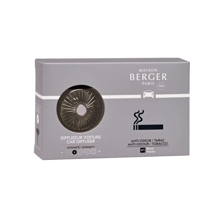 Maison Berger Paris Cofanetto Diffusore Per Auto Funzionale Anti-odori Di Fumo