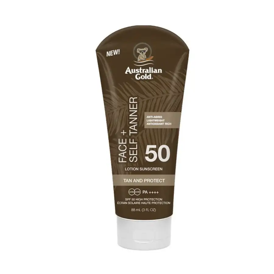 Spf 50 Face+ Self Tanner Lotion