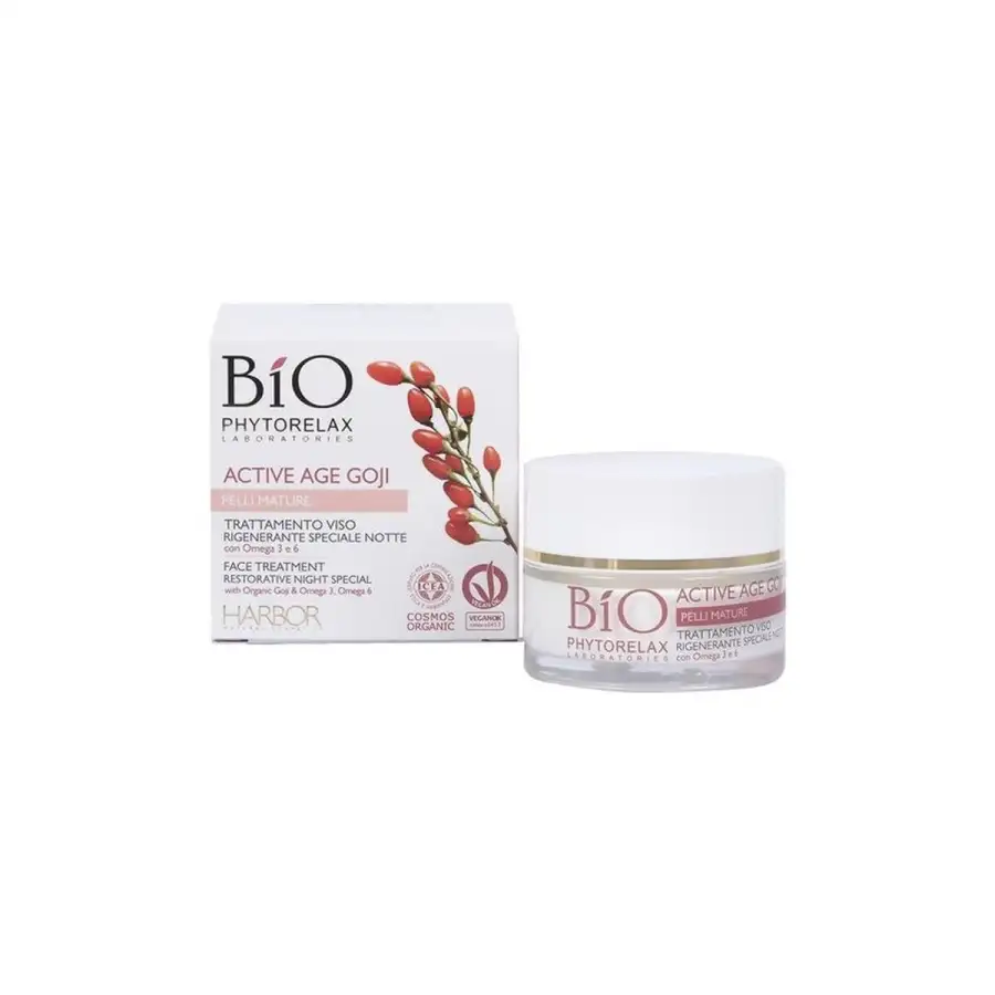 Phytorelax Active Age Goji Trattamento Viso Rigenerante Notte 50ml