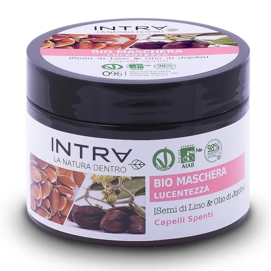 Semi Di Lino & Olio Di Jojoba Bio Maschera Lucentezza